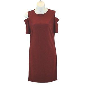 Top Shop Cold Shoulder Knit Sheath Dress